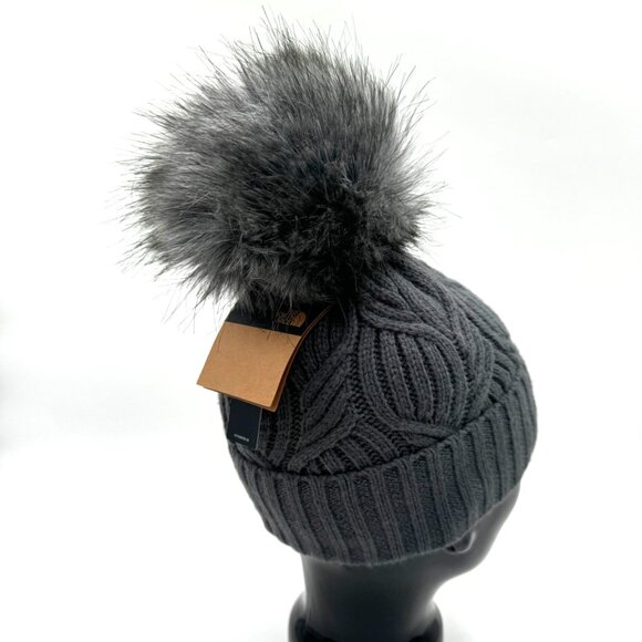 The North Face NWT Youth/junior small woman  Beanie. Vanadium Grey. - Picture 3 of 10